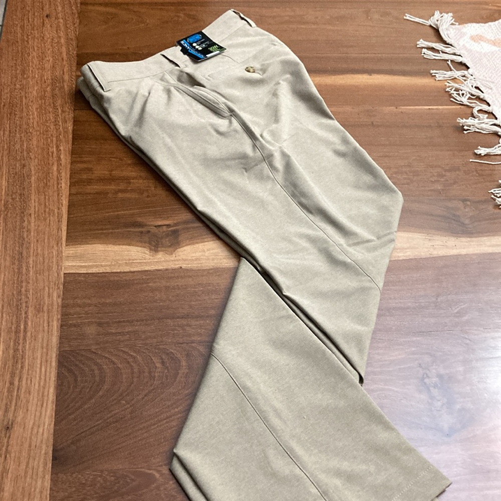 Slacks-Performance Stretch - NWT 30x32 slim fit tan/ khaki